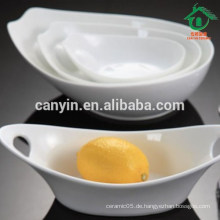 China-Fabrik tägliche Gebrauch-weiße Porzellan-keramische Boots-Suppen-Schüssel